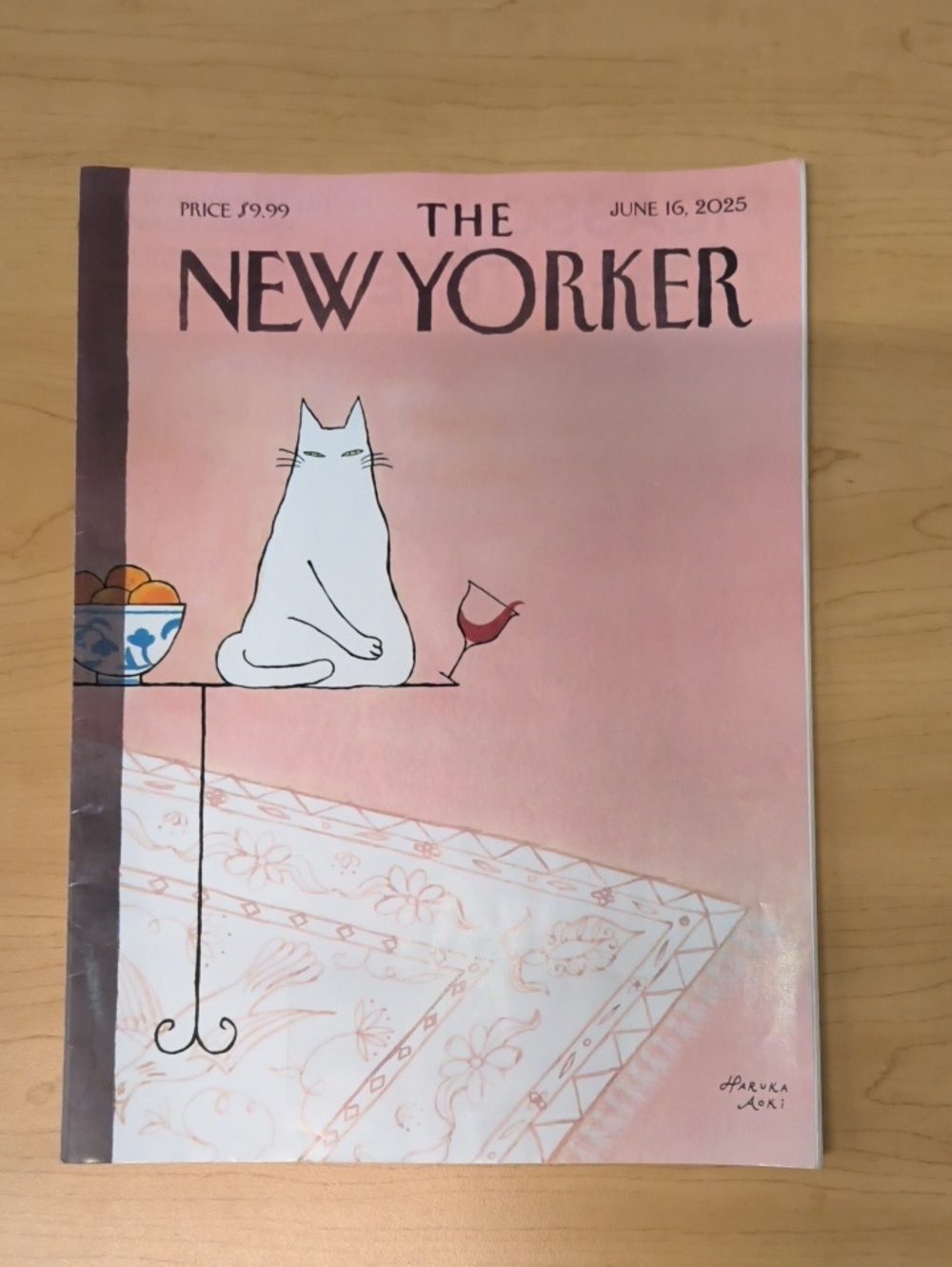 The New Yorker Magazine Haruka Aoki’s “Nothing to See”It’s good to:June 16, 2025
